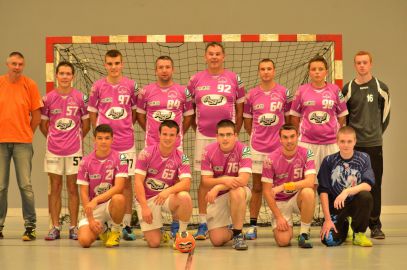 s seniors gars 2 : en haut de gauche à droite, A. Cnudde (coach), A. Lambert, S. Le Roux, G. Fichoux, Y. Caradec T. Geslin, J. Pélleau et C. Landouard; en bas, E. Cnudde, G. Hébert, Q. Chevrot, K. Libert et A. Vigouroux.